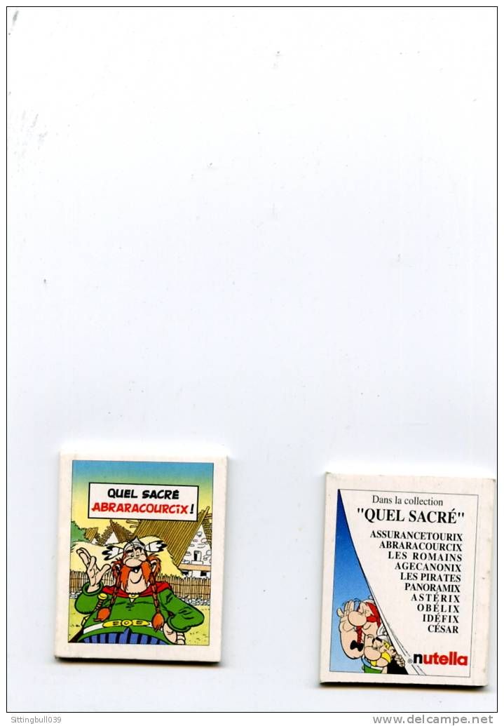 ASTERIX. MINI ALBUM PUB NUTELLA. COLLECTION Quel Sacré : ABRARACOURCIX. 1996 Les Ed. Albert René/GOSCINNY-UDERZO - Astérix