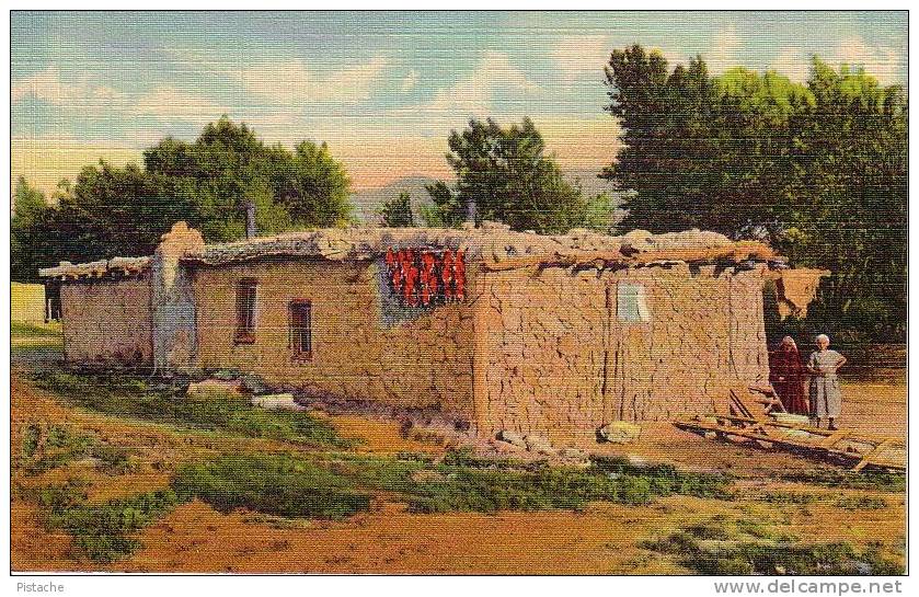 Old New Mexico - Jacals Mud Huts - Animation - VG Condition - Autres & Non Classés