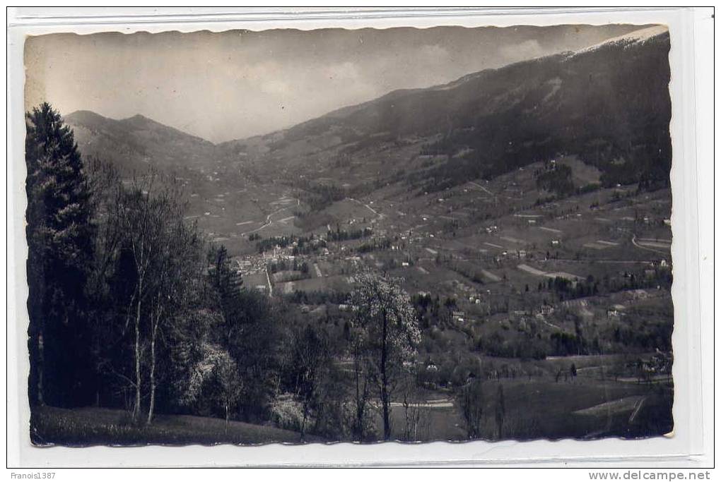 Ref 150 - THEYS - Vue Générale Et Col Du Barioz - Theys