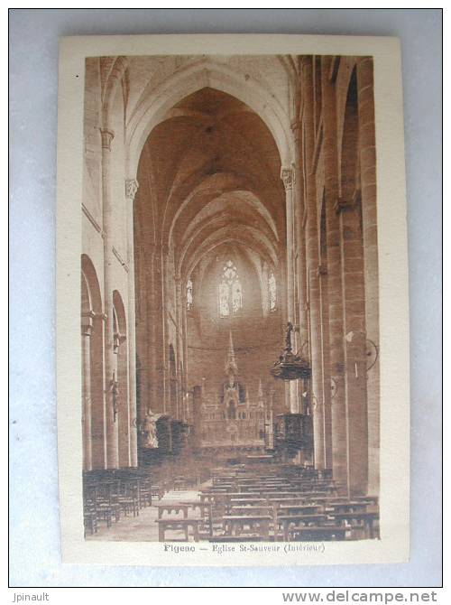 FIGEAC - Eglise Saint Sauveur - Intérieur - Figeac
