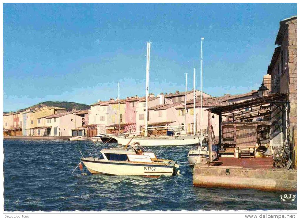 PORT GRIMAUD Var : Lot 5 Cp Canal Bateau Port Cité Voilier 1969 - Port Grimaud