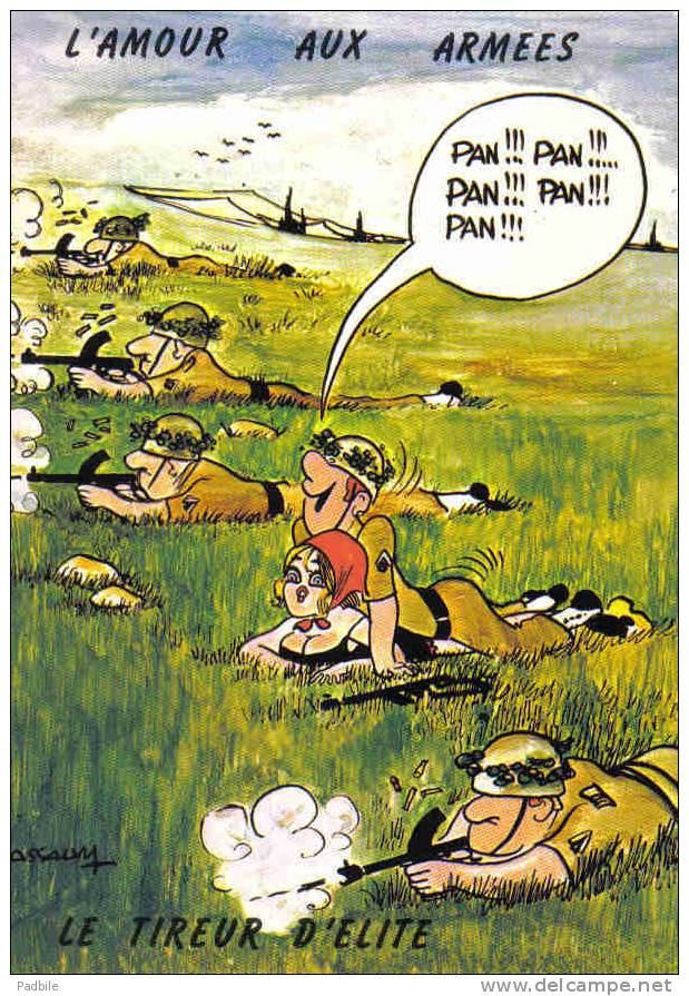 Carte Postale Humour Bidasse Militaire Par Lassalvy - Lassalvy