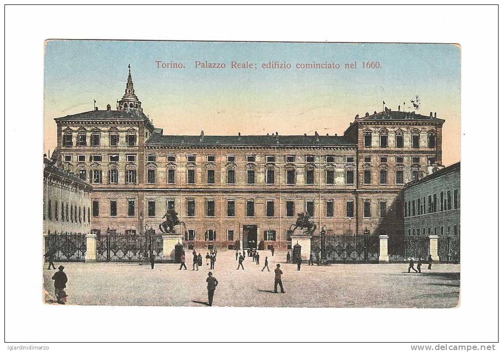 TORINO 1914 - Cartolina Postale - Palazzo Reale - Viaggiata Da Torino A Bruxelles Il 30/05/1914 - In Buone Condizioni. - Palazzo Reale