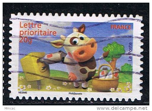 #3768 - France/Vache Yvert 4091 Obl - Vaches