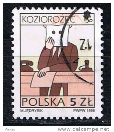 #3795 - Pologne/Zodiaque, Capricorne Yvert 3377 Obl - Astrologie