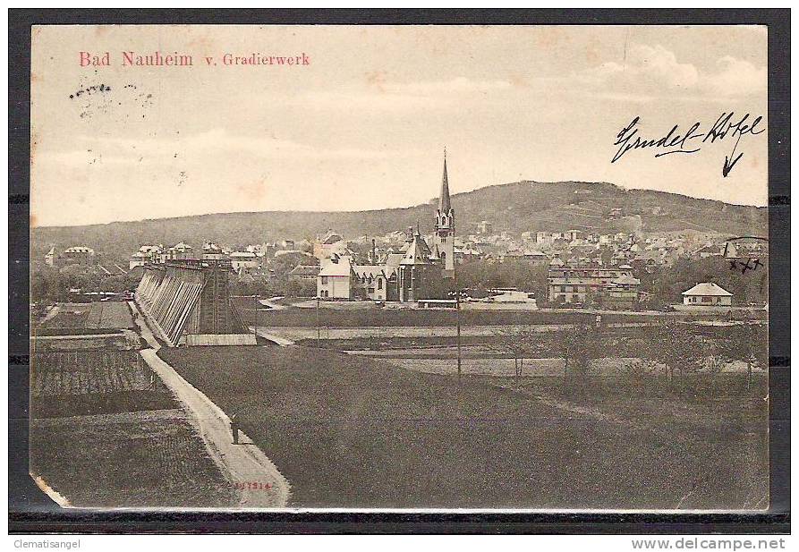 SELTEN!! BAD NAUHEIM * VOM GRADIERWERK AUS MIR FEHLENDER ECKE * 1907 *!! - Bad Nauheim