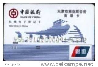 FINE USED BANK OF CHINA SHOPPING CARD - China