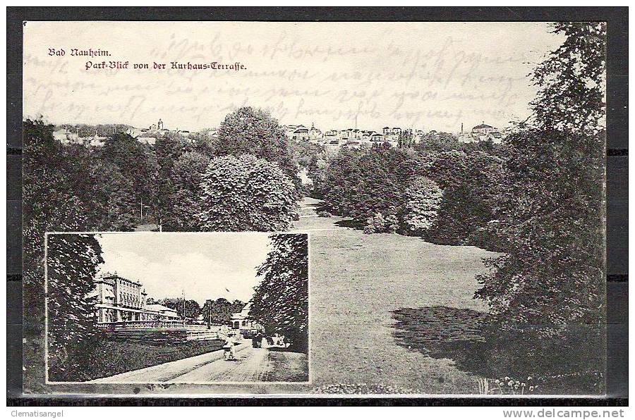 SELTEN!! BAD NAUHEIM * PARK-BLICK VON DER KURHAUS-TERRASSE * 1906 *!! - Bad Nauheim