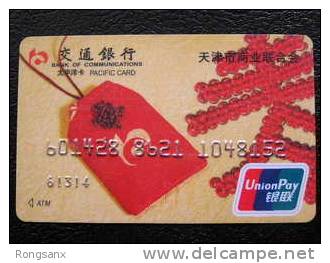 FINE USED CHINA BANK OF COMMUNICATIONS SHOPPING CARD - Chine