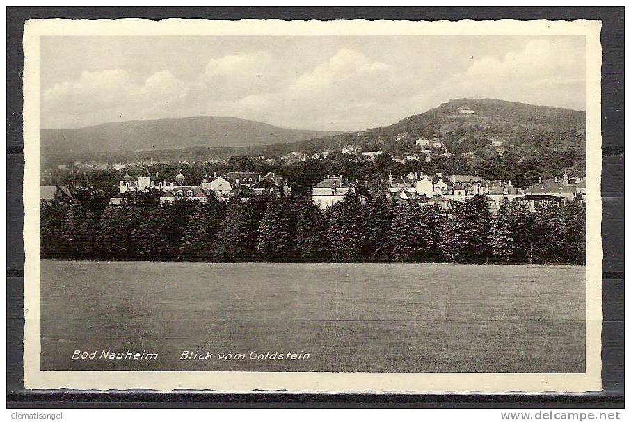 SELTEN!! BAD NAUHEIM * FELDPOSTKARTE MIT BLICK VOM GOLDSTEIN * 1940 *!! - Bad Nauheim