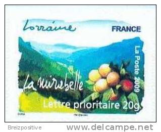 France 2009 - Mirabelle De Lorraine / Mirabelle Plum Of Lorraine - MNH - Obst & Früchte