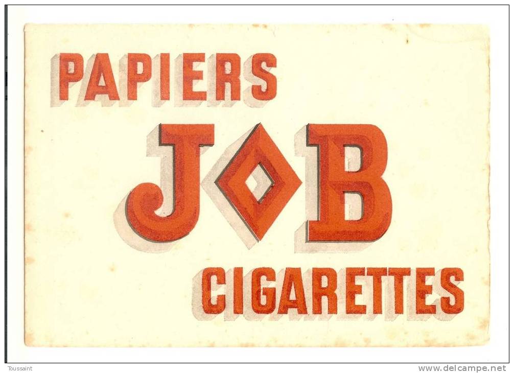 Buvard Job: Papiers à Cigarettes, Tabac (07-3320) - Tobacco