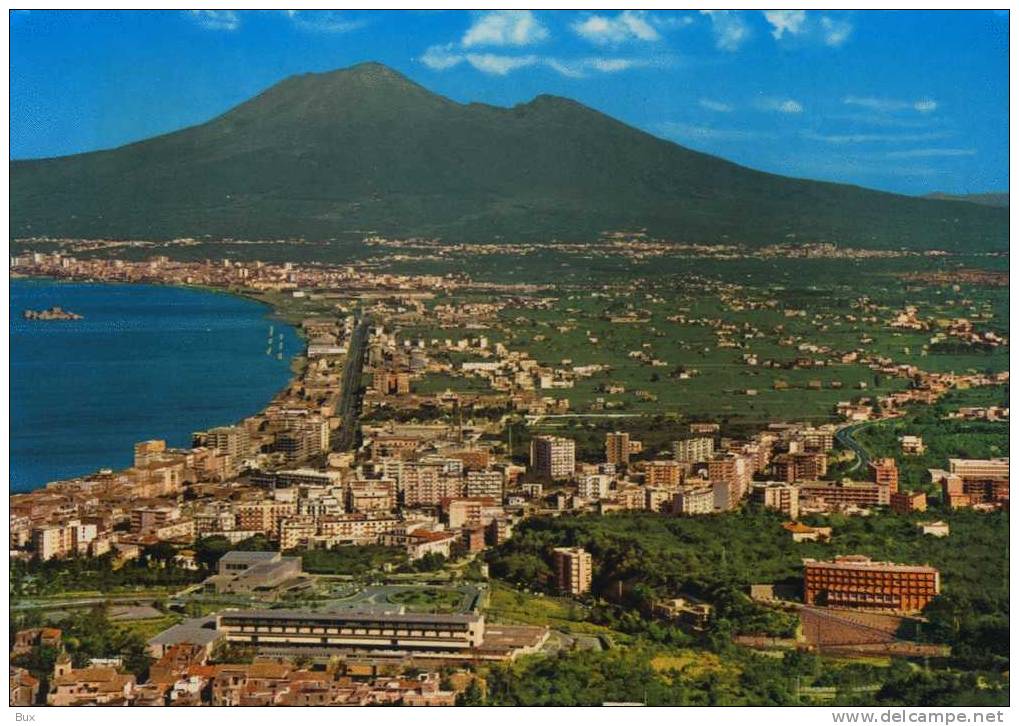 CASTELLAMARE DI STABIA     CAMPANIA  VIAGGIATA  COME DA FOTO - Castellammare Di Stabia