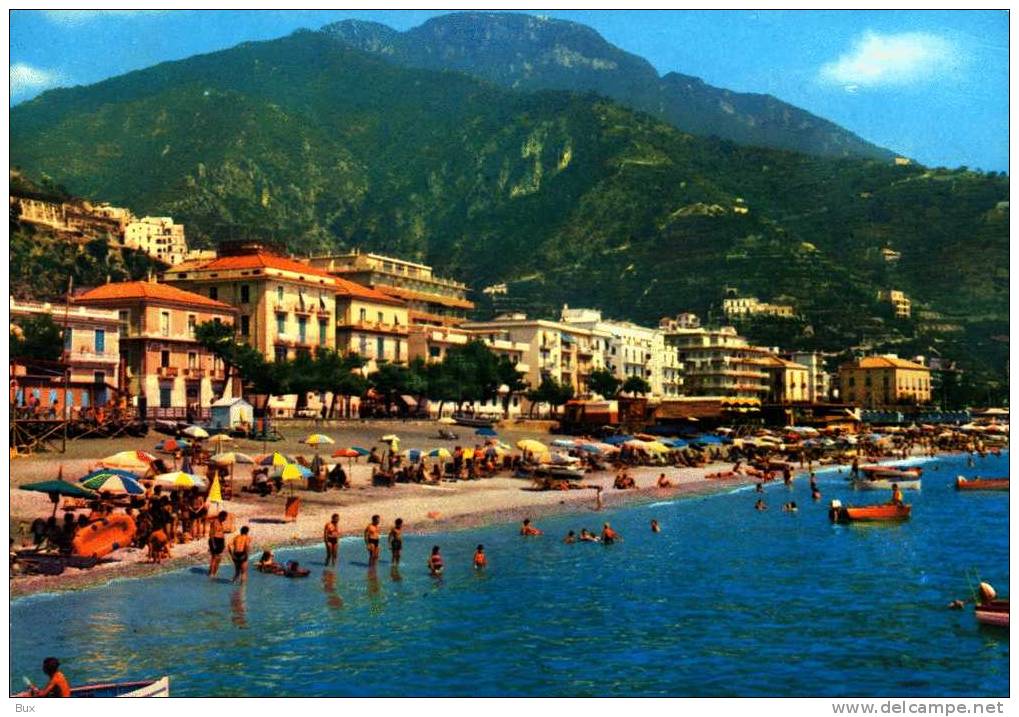 MAIORI SALERNO    CAMPANIA  VIAGGIATA  COME DA FOTO - Salerno