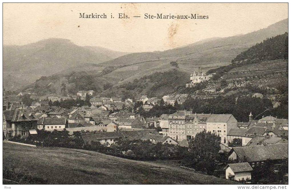 STe- MARIE-aux-MINES Vue Générale - Sainte-Marie-aux-Mines