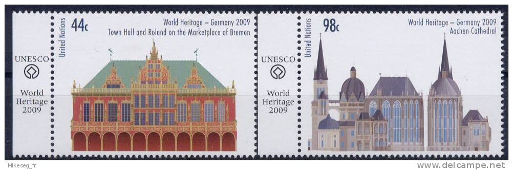 UNESCO - ONU New-York 2009 - Patrimoine Mondial Allemagne  ** - UNESCO