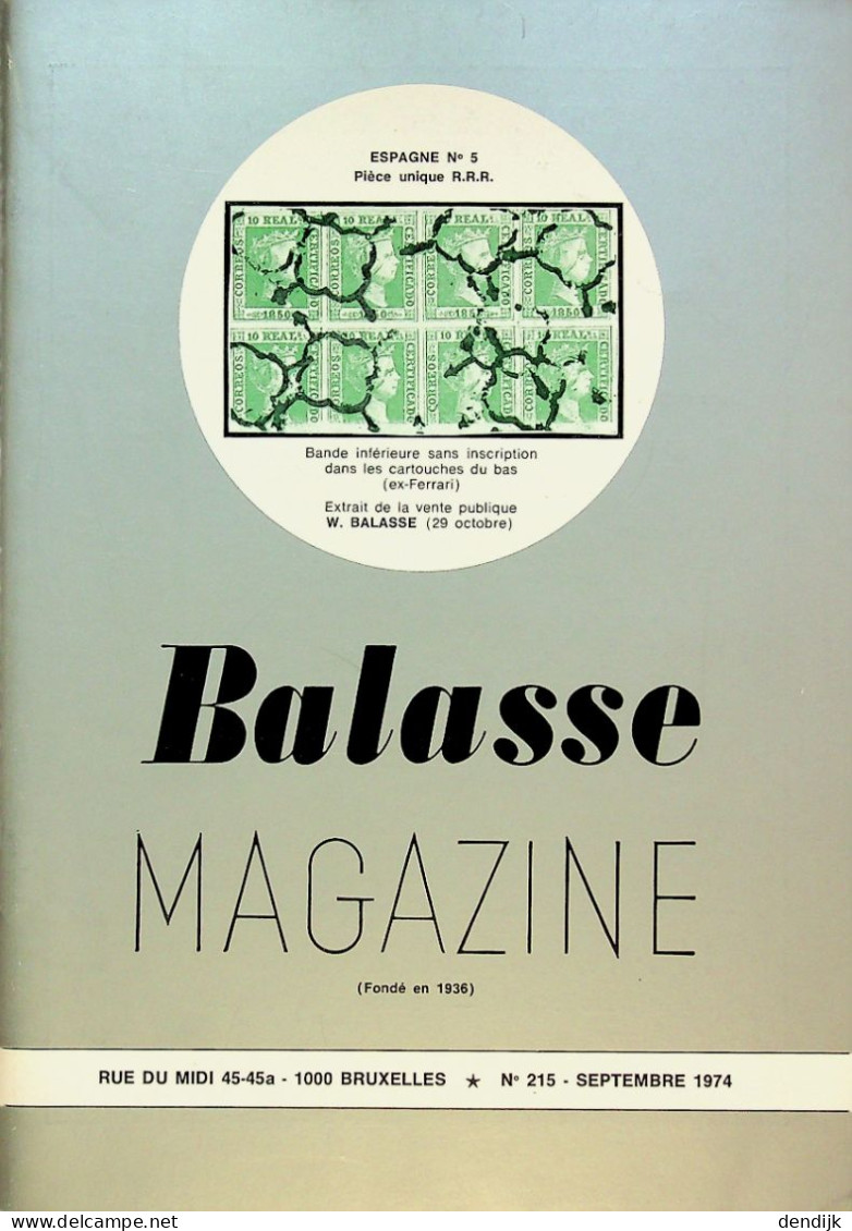 Balasse Magazine 215 - Französisch (ab 1941)