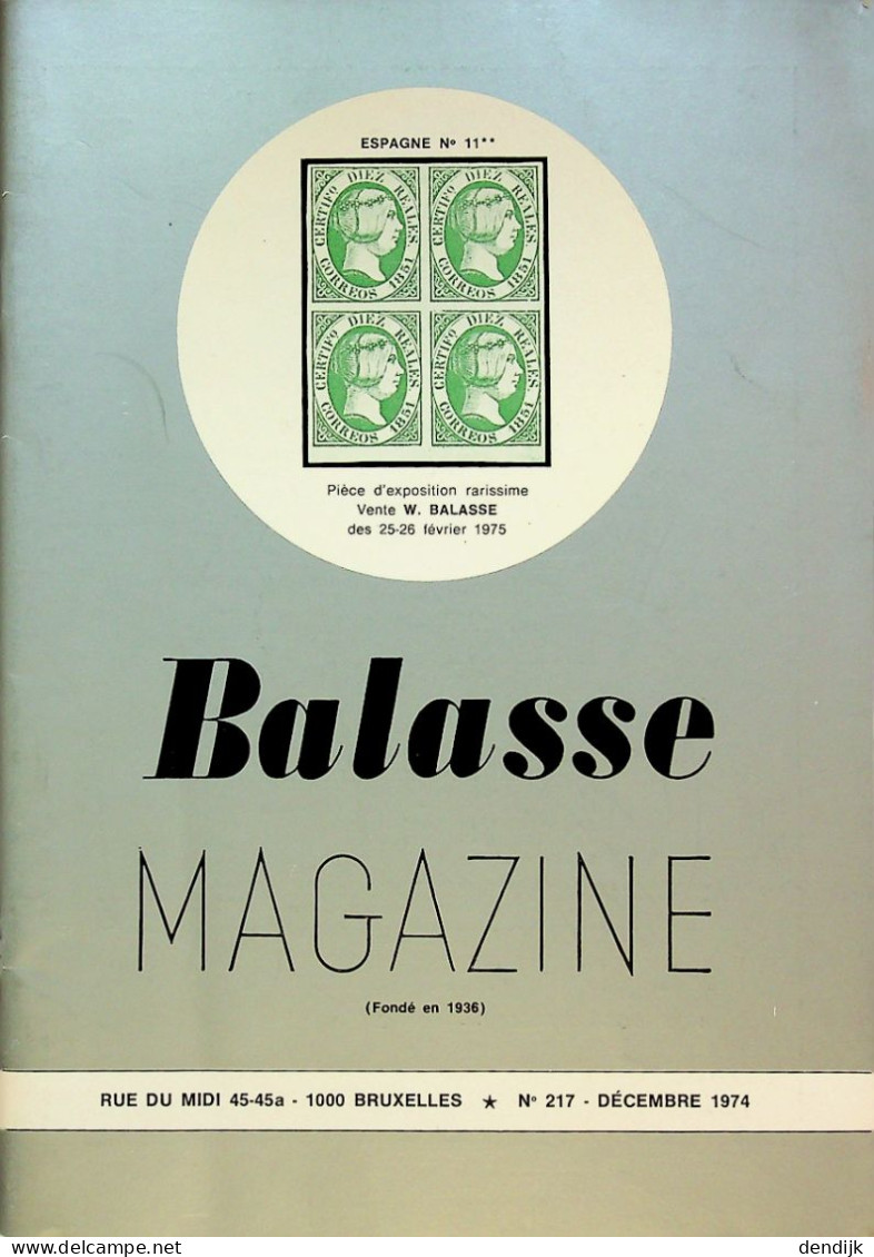Balasse Magazine 217 - Französisch (ab 1941)