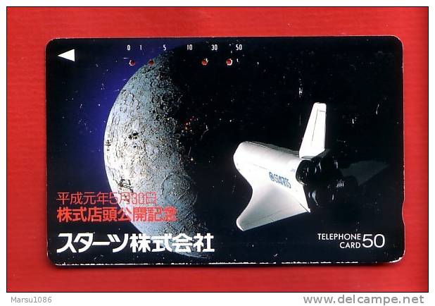 Japan Japon  Telefonkarte Phonecard -  Weltraum Space  Espace  Rakete Rocket Fusée - Spazio