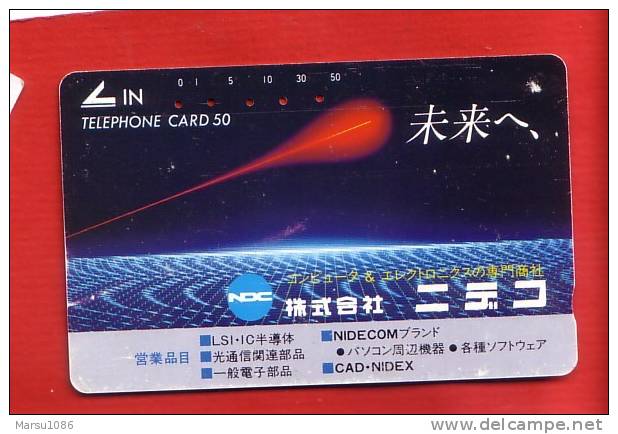 Japan Japon  Telefonkarte Phonecard -  Weltraum Space  Espace Komet - Space