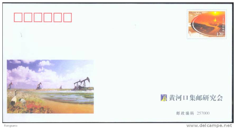PF-221 CHINA DONG YING SHANDONG POSTAGE COVER - Enveloppes