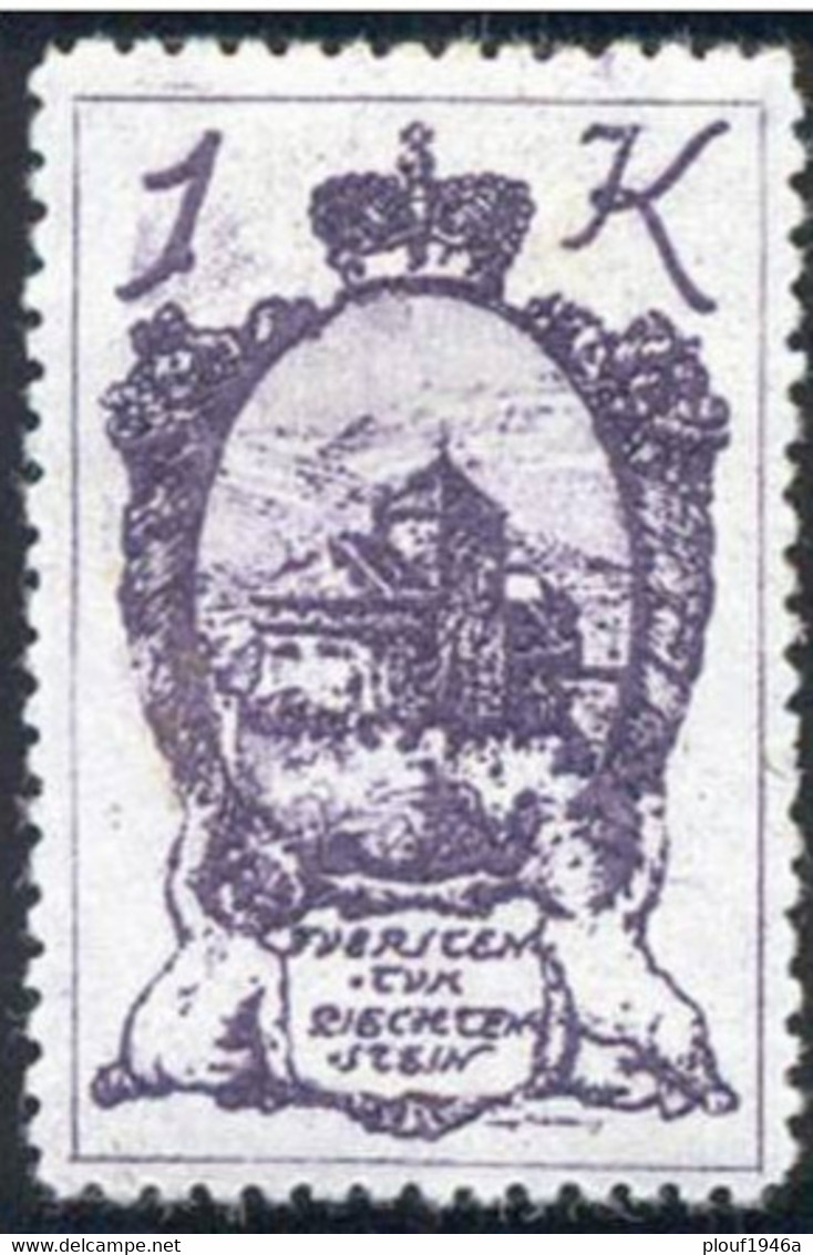 Pays : 283 (Liechtenstein : Principauté)    Yvert Et Tellier N°:     35 (*) - Unused Stamps