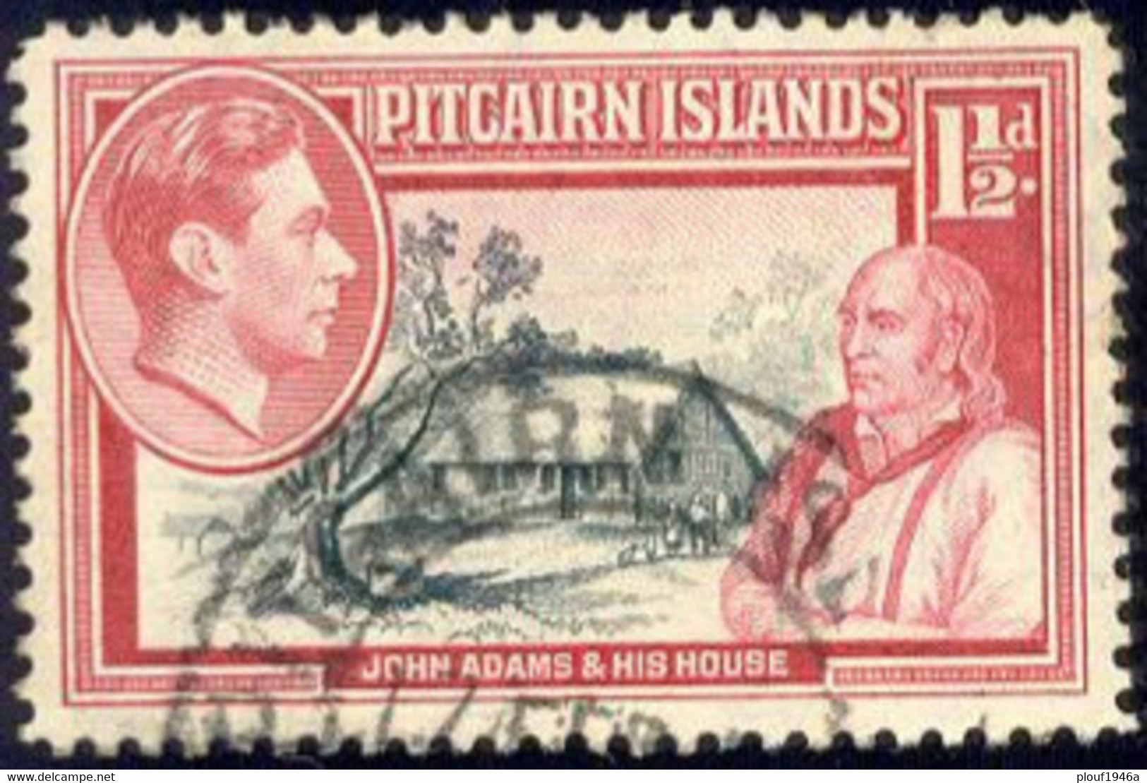 Pays : 389 (Pitcairn : Colonie Britannique)  Yvert Et Tellier N° :     3 (o) - Islas De Pitcairn