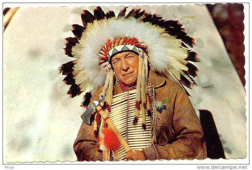CAN52 : Native Canadian Indian Chief - Indianer
