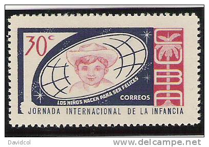 M852.- C U B A.-  1963 .- " JORNADA INTERNACIONAL DE LA  INFANCIA  " .- EDIFIL #: 1008 .- MNH - - Unused Stamps