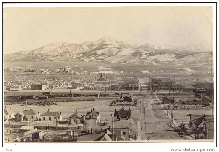 US-168 : LIVINGSTON : Panorama ( Rppc) - Autres & Non Classés