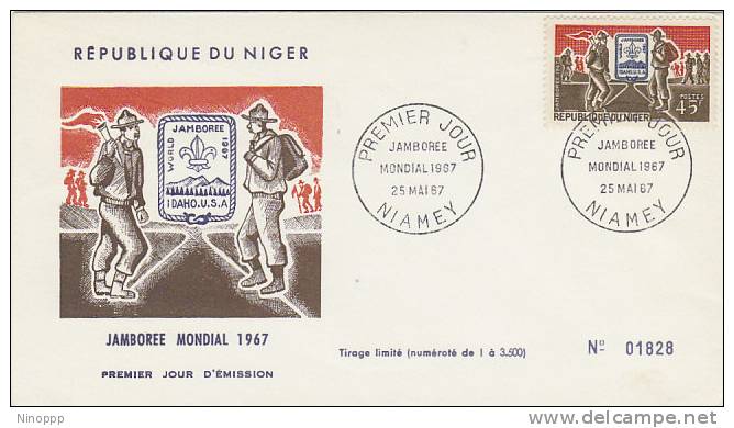 Niger-1967 World Jamboree  FDC - Other & Unclassified