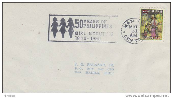 Philippines-1990 50 Years Of Philippines Girl Scouts  FDC - Other & Unclassified