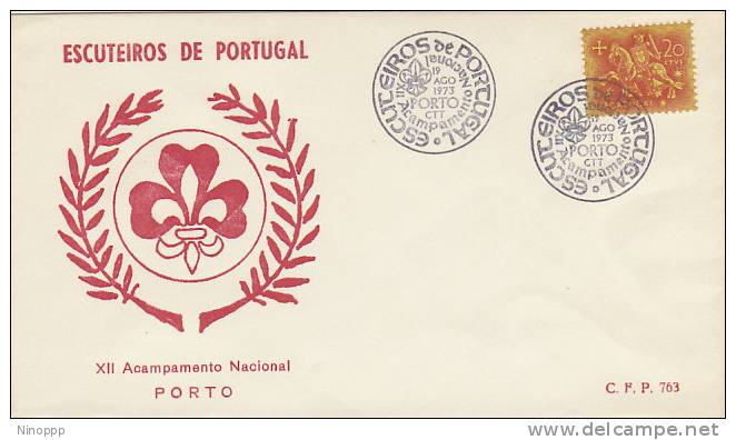 Portugal-1973  XII Scout Camp Souvenir Cover - Other & Unclassified