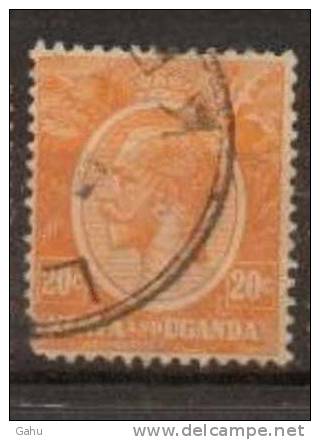 Kenya, Uganda, Tanganika  ; 1922/27 ; N°Y/T : 6   ; Ob ;Georges V ; Cote Y  : 0.30  E . - Kenya & Ouganda