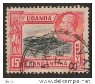 Kenya, Uganda, Tanganika  ; 1935 ; N°Y/T : 36  ; Ob ;Georges V ; Cote Y  :   E . - Kenya, Oeganda & Tanganyika