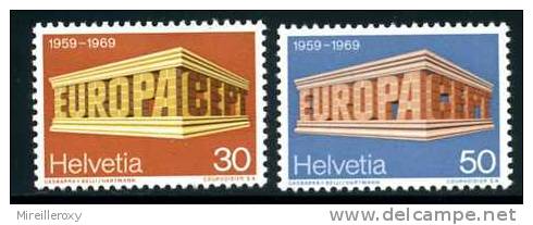 EUROPA  1969 / CONFERANCE EUROPENNE DES POSTES ET TELECOMMUNICATION / CEPT   / TIMBRE SUISSE / - 1969