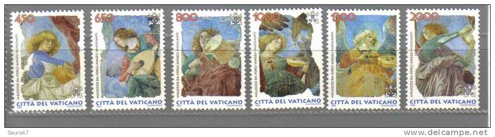 C048 Vaticano - Un. 1118-23 Angeli Musicanti Del Melozzo 6  V. - Nuovo, Serie Compl. - Ungebraucht