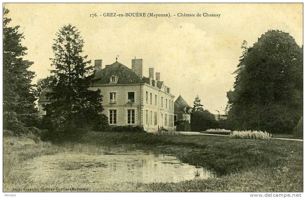 53 .  GREZ-EN-BOUERE . CHATEAU DE CHASNAY . - Crez En Bouere