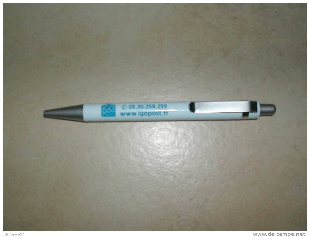 Stylo Publicitaire Advertising Pen IGO POST FRANCE - Stylos