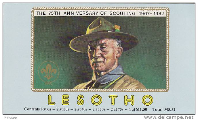 Lesotho-1982 75th Anniversary Scouting Booklet Pane  Mint - Other & Unclassified