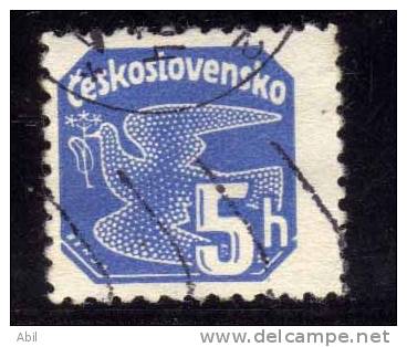 Tchécoslovaquie 1937 N°Y.T. : JO 18 Obl. - Francobolli Per Giornali