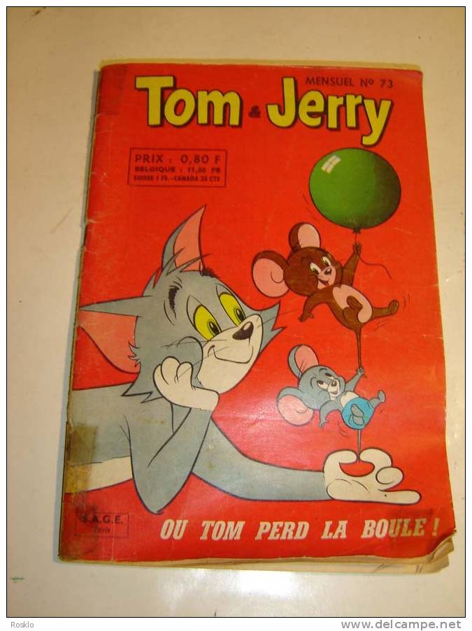 BD / TOM ET JERRY    N° 73   DE 1964 /  BEL   ETAT - A Suivre