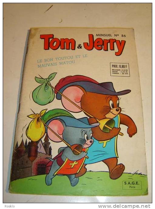 BD / TOM ET JERRY    N° 86   DE 1965 /  TRES BEL   ETAT - A Suivre