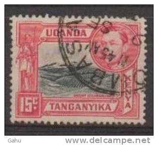 Kenya ; Uganda ; Tanganika ; 1938 ; N° Y/T : 53 ; Ob ; Georges VI ; Cote Y:  3.00  E. Cachet "Monbasa" - Kenya, Ouganda & Tanganyika