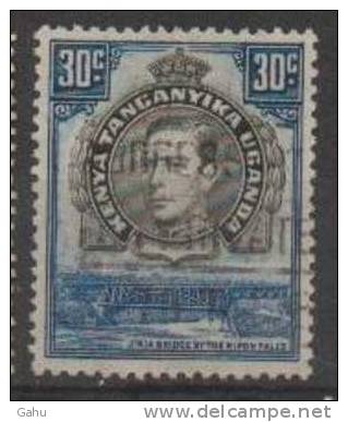 Kenya ; Uganda ; Tanganika ; 1938 ; N° Y/T : 55 ; Ob ; Georges VI ; Cote Y:    E. - Kenya, Uganda & Tanganyika