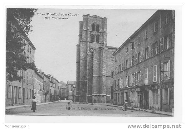 42 )) MONTBRISON, Rue Notre Dame, N° 101, Ed H Duhem, - Montbrison