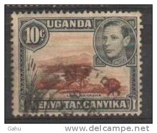 Kenya ; Uganda ; Tanganika ; 1949 ; N° Y/T : 76 ; Ob ; Georges VI ; Cote Y:  0.75  E. - Kenya, Uganda & Tanganyika