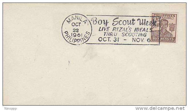 Philippines-1961 Boy Scout Week   Souvenir Cover - Other & Unclassified