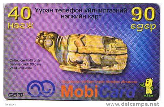 Mongolia, 40 Units, 90 Days, MobiCard (paper). - Mongolië