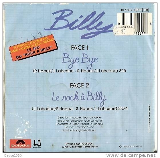 BILLY - Autres & Non Classés